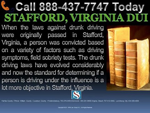 DUI STAFFORD, VIRGINIA LAWYER ATTORNEYS