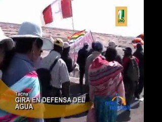 Presidente regional de Cajamarca visito Tacna para acordar esfuerzos por Marcha del Agua