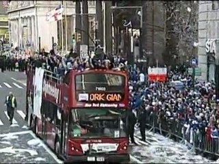 USA: défilé des Giants, vainqueurs du Super Bowl