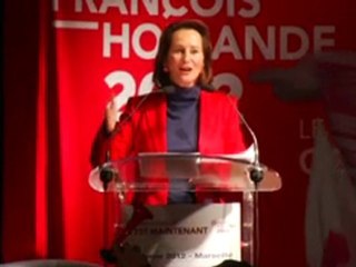 Ségolène Royal à Marseille le 7 Février 2012