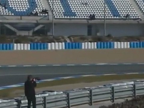 Kimi Räikkönen at Official Jerez Test 7.2.2012