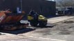 San Antonio Asphalt Paving, 24-7 Under Pressure - Asphalt overlay - Laydown machine