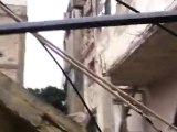 فري برس   حمص باباعمرو دمار أحد المنازل بشكل كامل نتيجة القصف 7 2 2012