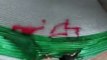 فري برس   حماة كفرزيتا تخريب احد المحال التجارية فقط لوجود علم الاستقلال عليه 7 2 2012
