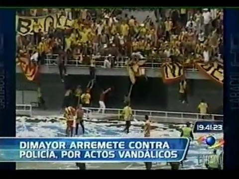 DEPORTIVO PEREIRA vs ALIANZA PETROLERA 2012 DESÓRDENES Y DECLARACIONES DE LOS MEDIOS DE TELEVISIÓN