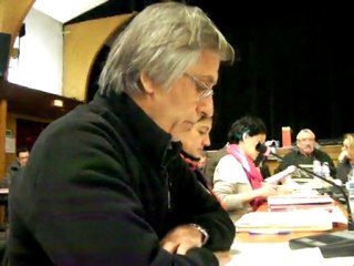 Daniel Sabas et l'îlot de l'Europe au conseil municipal de Bourg-de-Péage