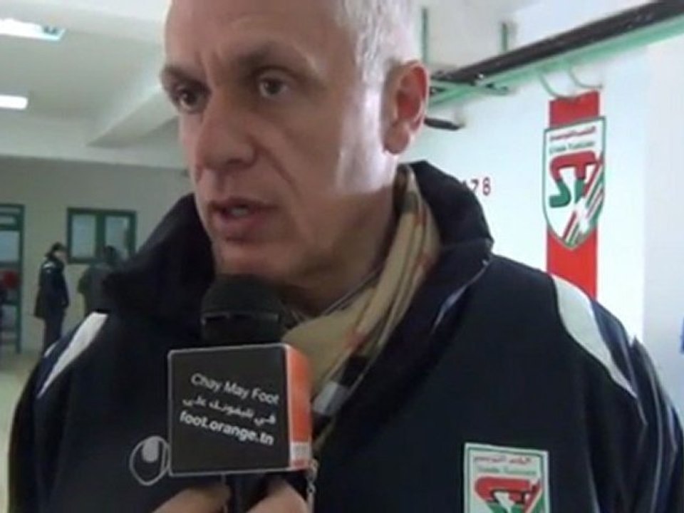 (0-0) لقاء حصري مع المدرب الجديد للملعب التونسي إثر لقاء سبورتينغ بن عروس