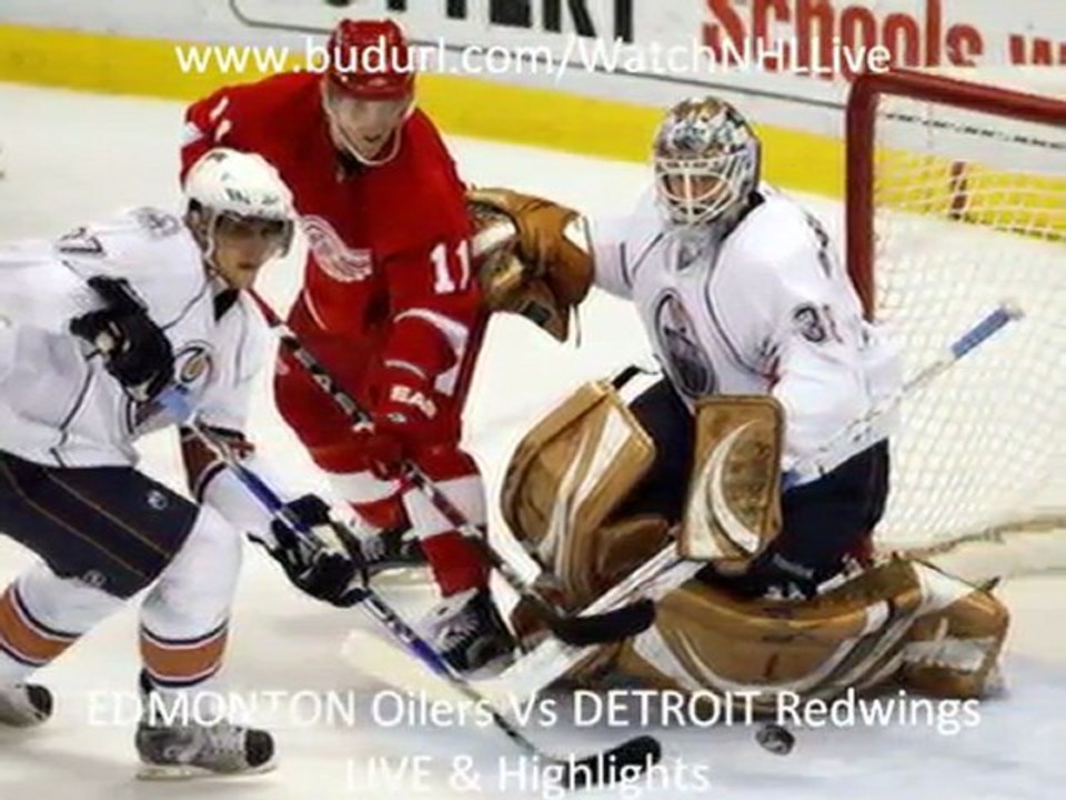 {{{EDMONTON Oilers Vs DETROIT Redwings LIVE NHL Game Highlights Feb 08th,2012 }}}