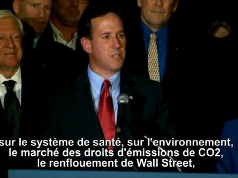 Santorum : Romney a les mêmes positions qu'Obama