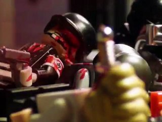 Animation Lego Captain America en version violente