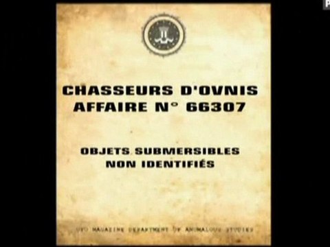 Chasseurs d'OVNIS (Objets submersibles Non Identifiés)