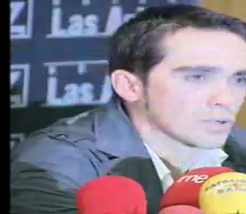 Alberto Contador en rueda de prensa: "No me dopé y pienso seguir compitiendo"