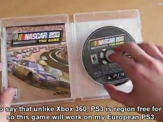 NASCAR 2011 The Game PS3 - Unboxing PL/ENG