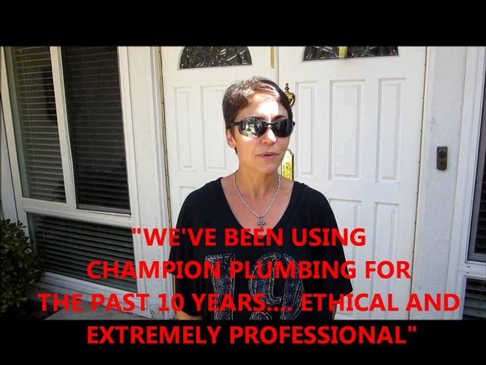 TOP RATED 818 594 0580 CHAMPION PLUMBING - Plumber Sherman Oaks, Sherman Oaks Plumber, , Video,  Customer Reviews.