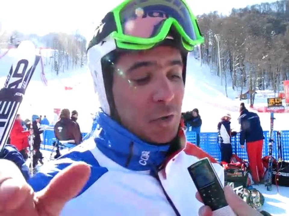 Descente de Sotchi : les premières impressions de Yannick Bertrand