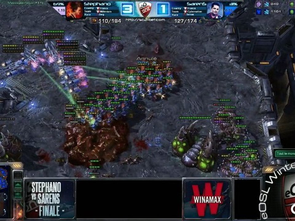 Grande finale - SarenS vs Stephano - match 5 - eOSL Winter'12