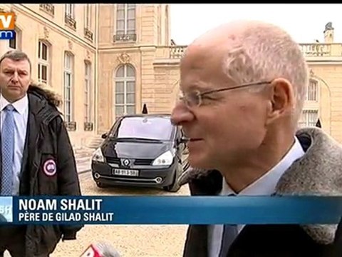 Gilad Shalit et sa famille reçus à l'Elysée