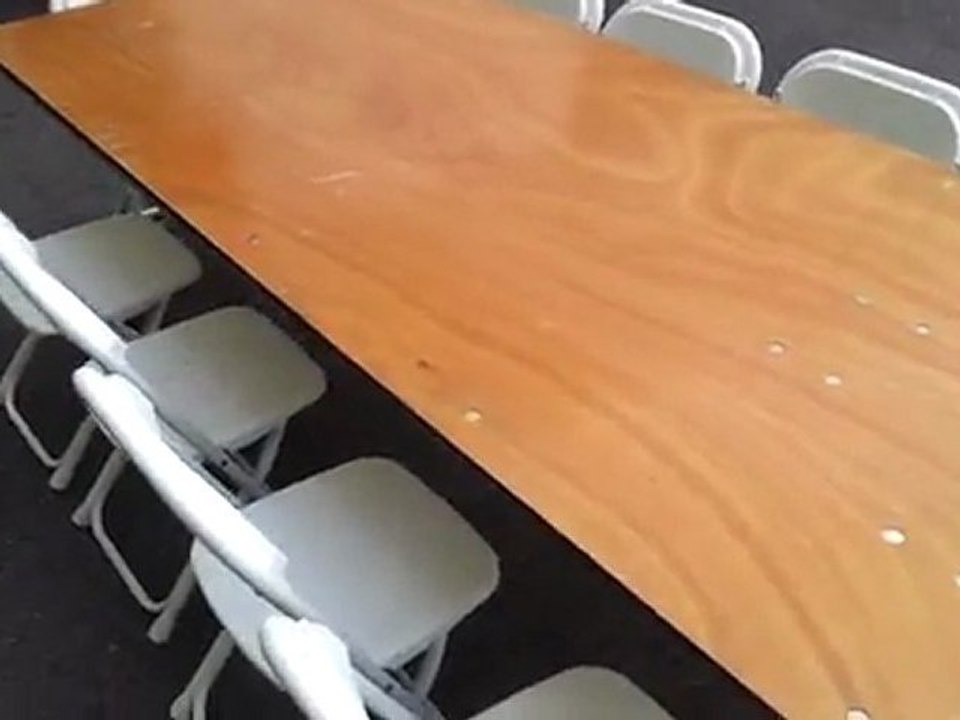 Kid tables and Kids chairs Party Rentals on Four J Bouncer