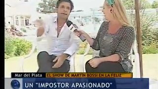 Martin Bossi en Telefe Noticias