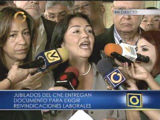 Jubilados del CNE exigen homologación de salarios