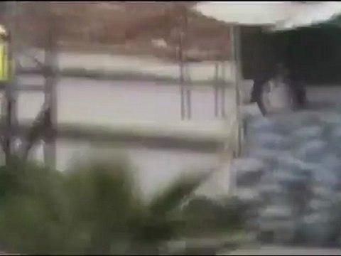 فري برس حماة الانتشار الكثيف لعناصر الامن والشبيحة عند دوار جسر المزارب 7 2 2012
