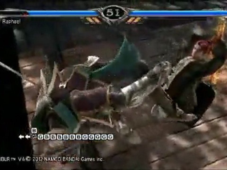 SoulCalibur V  Renji (ARWING) vs  Raphael (Seph112) Quelqu'un a dit  "triangle"