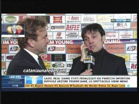 Montella a sky dopo pareggio Roma