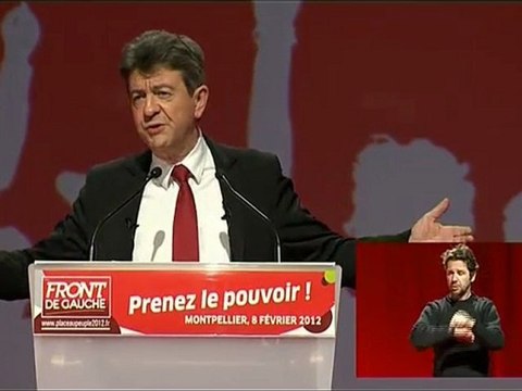 Discours de Jean-Luc Mélenchon au meeting de Montpellier