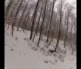 Forêt de Chinon VTT neige