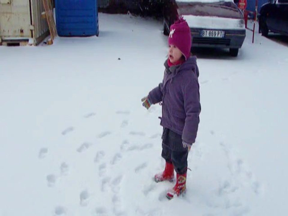 Ronds dans la neige