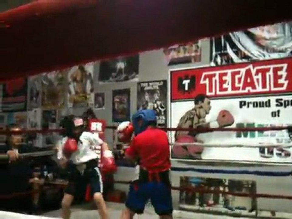 Nikko sparring - Jan 2012