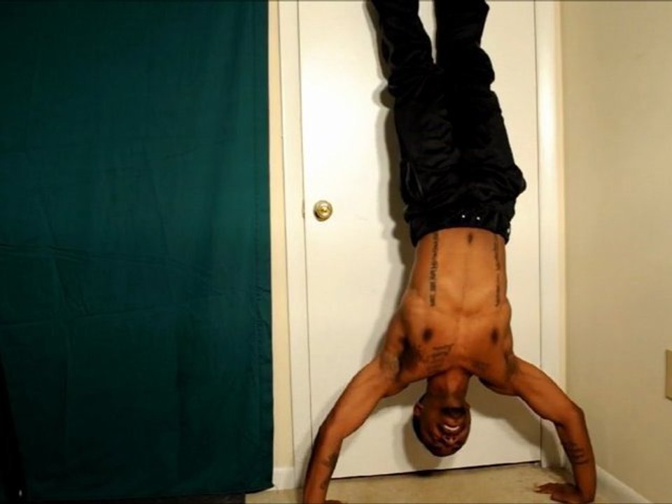 How to do upside down push-ups