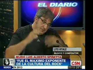 Pronto.com.ar Habló Lito Vitale sobre Spinetta