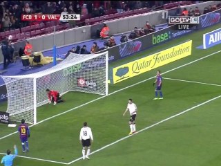 Barcelona - Valencia 2-0 Highlights HD 08.02.2012