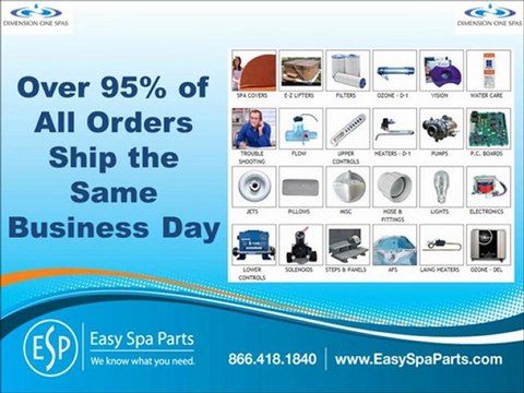D1 Spa Parts, Vision Cartridge, Spa Filters. 866-418-1840