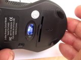 Mouse ottico wireless 1600dpi usb senza filo standard luce blu - YouTube