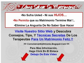 Consejero Matrimonial, Como Es Una Terapia De Pareja