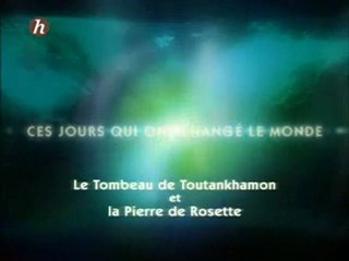 Retour aux pyramides - Le tombeau de Toutankhamon et la pierre de Rosette