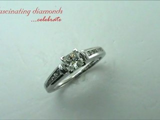 Princess Cut Diamond Channel Engagement Ring