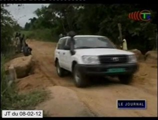 Mauvaise état de la route Kinkala-Mindouli