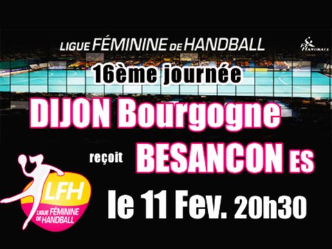 Cercle Dijon Bourgogne reçoit Besancon Handball Féminin LFH