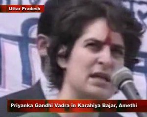9th Feb. 2012 Priyanka Gandhi in Karahiya Bajar,Amethi (U.P)