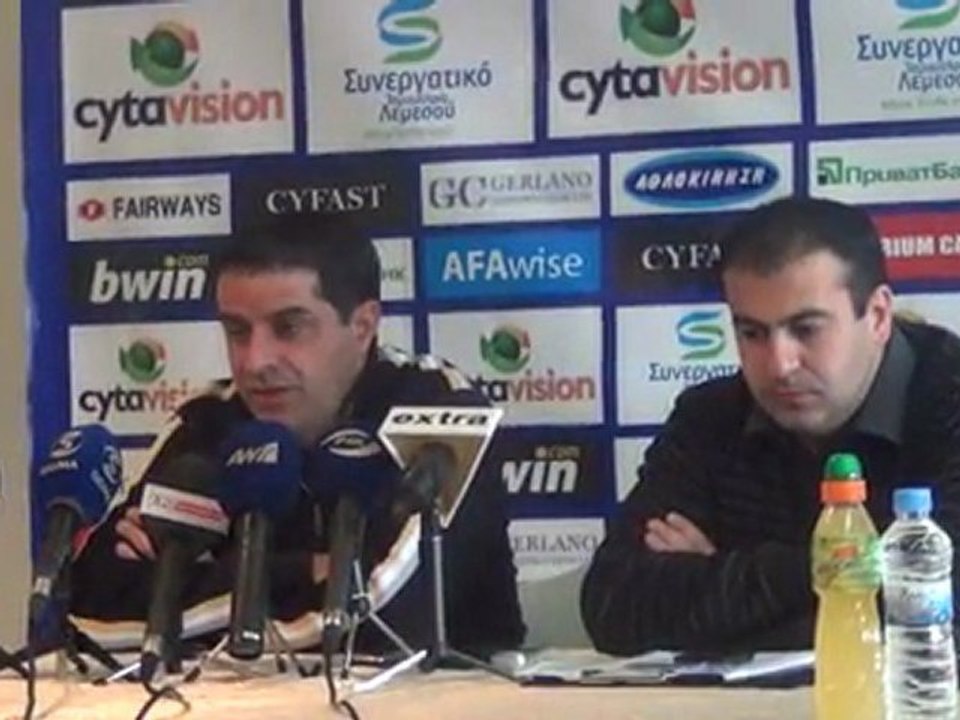 Διάσκεψη Τύπου Πάμπου Χριστοδούλου 1