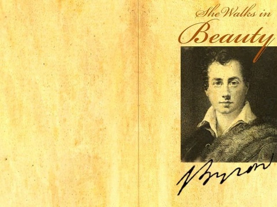 She walks in beauty by George Gordon (Lord) Byron
