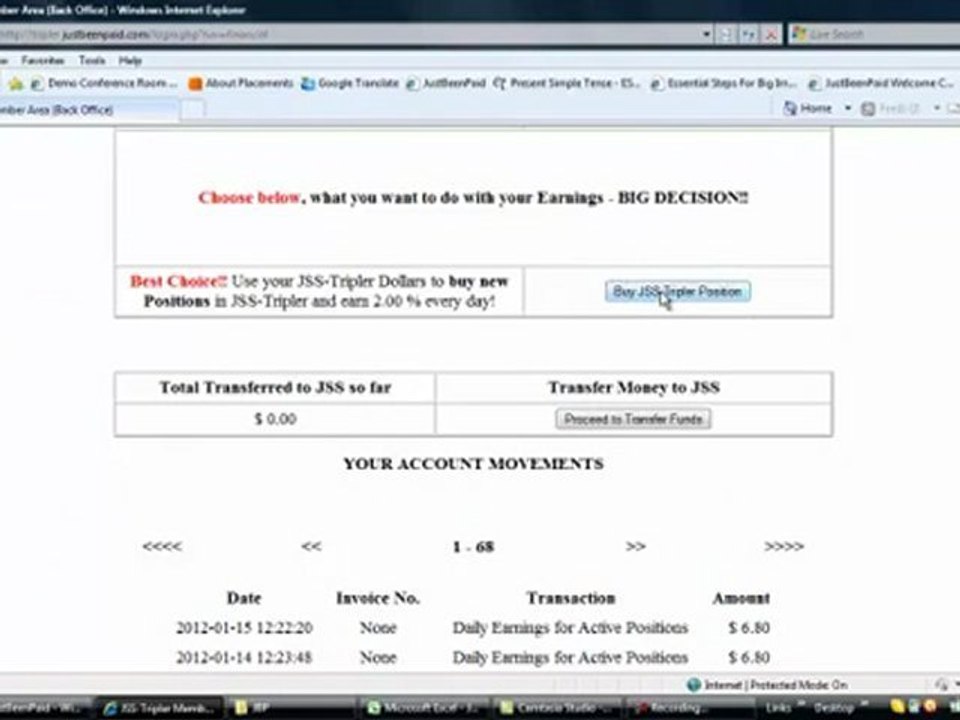 Jss triple Position, With your free Start