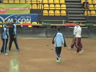 Mène 10, Super 16 de Mâcon, Quart de finale St-Vulbas contre Cro Lyon