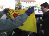 Les anti nucléaire et la visite de Sarkozy à Fessenheim