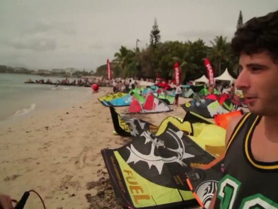 Alex Pastor presents Noumea Kitesurf Pro - Day 1 -  PKRA 2011