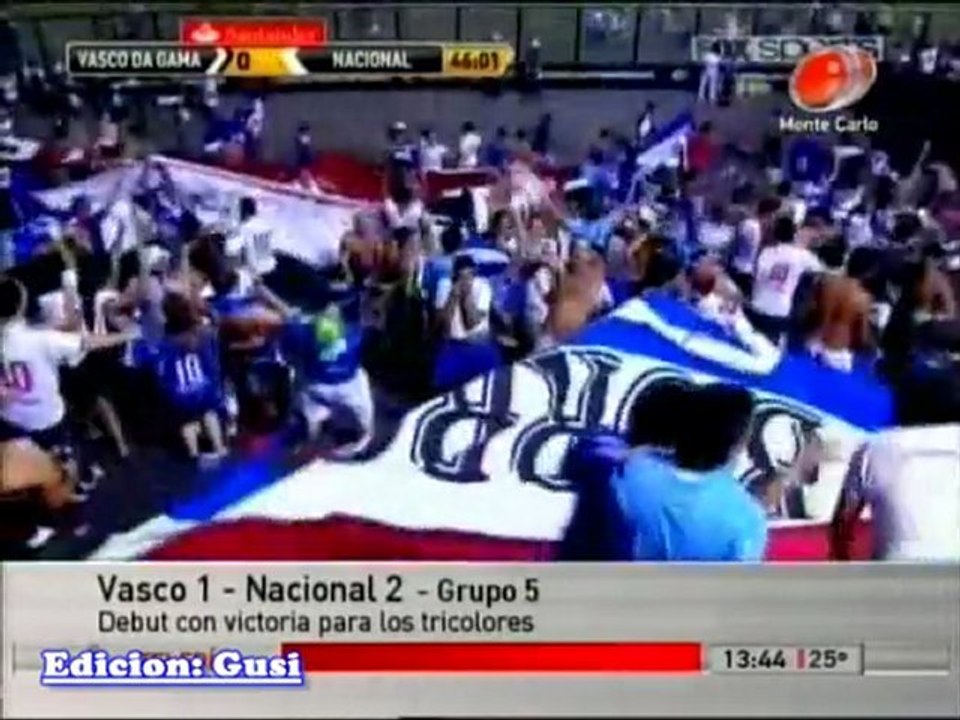 Vasco 1 - Nacional 2 - Grupo 5