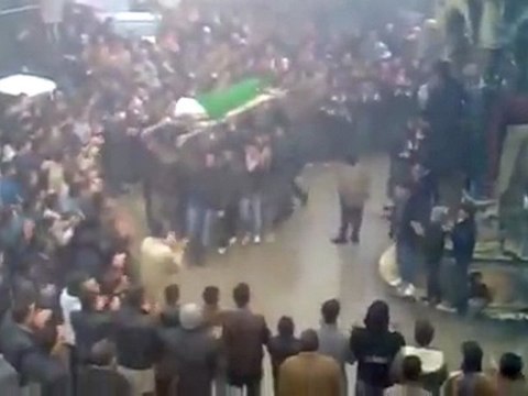 فري برس كفرنبل المحتلة تزف عريسها الشهيد حسين الاسود7 2 2012 ج2